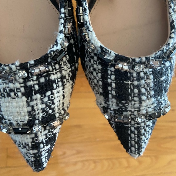 Zara Tweed Ballet Flats - Picture 5 of 6